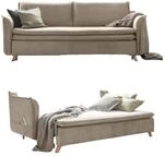MIUFORM Charming Charlie Slim mit Bettkasten | 3 Sitzer Sofa | 225 x 90 x 85cm Couch