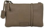 Burkely Damen Soft Skylar Double Pocket Zip Crossbody, Taupe