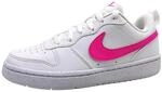 Nike DV5456-113 Nike Court Borough Low RECRAFT GS Bambina Herren White/Laser Fuchsia