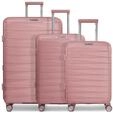 Franky Koffer-Set 3-teilig f&uuml;r Damen und Herren | Reise-Trolleys 49 x 28 x 74...