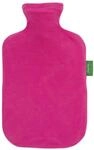 Fashy W&auml;rmflasche 2,0L mit 100% recyceltem Fleecebezug aus Polyester, 67405 45