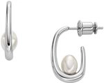 Skagen Creolen-Ohrringe für Damen Kunstperle, SKJ1797040 Skagen Creolen-Ohrringe für Damen Kunstperle, SKJ1797040