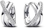 Pandora 293150C01 Pav&eacute;-Kreuz-Ring-Ohrringe