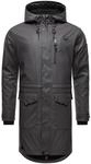 STONE HARBOUR warmer Regenponcho gef&uuml;tterter Regenmantel wasserdicht mit