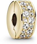 PANDORA SHINE Clip / Stopper "strahlende Eleganz" vergoldet 768658C01