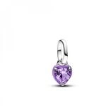 PANDORA ME Gr&uuml;nes Chakra-Herz Mini-Charm-Anh&auml;nger aus Sterling Silber mit