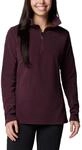 Columbia Fleecejacke f&uuml;r Damen mit halbem Rei&szlig;verschluss, Glacial VI