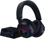 Razer Kraken V4 Pro - Kabelloses Gaming-Headset mit Control Hub Sensa HD-Haptik