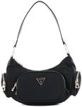 GUESS Damen Eco Gemma Umh&auml;ngetasche, Schwarz