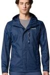 Columbia Herren Pouring Adventure 3 Jacket Wasserdichte Regenjacke, Collegiate Navy,