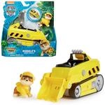 PAW PATROL Jungle Pups &ndash; Nashorn-Fahrzeug mit Rubble-Figur (Basis Fahrzeug),