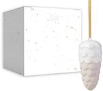 Like. by Villeroy & Boch - Winter Glow Ornament Tannenzapfen Beige, Baumschmuck,