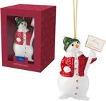 Villeroy & Boch &ndash; Christmas Classics Ornamente Weihnachten "Schneemann" Bunt,
