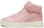 PUMA Carina 2.0 MID WTR JR Sneaker, Future PINK Silver-Alpine Snow, 38 EU