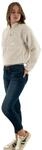 THE NORTH FACE NF0A88ZBQLI W EXTREME PILE 2 FZ JACKET Jacket Damen WHITE DUNE Gr&ouml;&szlig;e