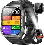Blackview Smartwatch Herren, Fitnessuhr mit Telefonfunktion, Anrufe