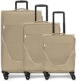 Stratic Koffer-Set 3-teilig f&uuml;r Damen und Herren | Reise-Trolleys 51 x 31 x 76...