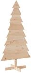 vidaXL Weihnachtsbaum, Tannenbaum Holz zum Schm&uuml;cken, Christbaum Holzbaum DIY