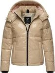 Ragwear Shiny Damen Winterjacke warm aus gl&auml;nzendem Material mit (Abnehmbarer)