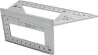 Shinwa 32722 3-D Anschlag Gehrungswinkel 45&deg;/90&deg; by FAMEX (12566) - Anschlagwinkel