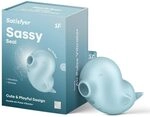 Satisfyer Sassy Seal Druckwellen-Vibrator | Klitoris-Stimulation mit 11 Intensit&auml;ten
