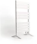 CREATE / WARM Towel 500W / Elektrischer Badheizk&ouml;rper Wei&szlig; mit Standf&uuml;&szlig;en /