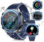 Rogbid Milit&auml;r Smartwatch Herren mit Telefonfunktion 1.45 AMOLED Gro&szlig;es Display