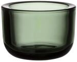 Iittala Windlicht Valkea aus Glas, in der Farbe Tannengr&uuml;n, Gr&ouml;&szlig;e: Abmessungen: