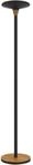 Unilux Baly Bamboo LED-Deckenfluter, Dimmfunktion, schwarz-bambus