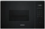 Siemens iQ500 Einbau-Mikrowelle 59 x 38 cm Schwarz Edelstahl BE555LMB1