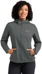 Jack Wolfskin Damen Windhain Hoody W Softshelljacke, Slate Green, L EU
