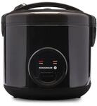 REISHUNGER Reiskocher & Dampfgarer mit Keramikbeschichtung &ndash; 1,8L &ndash; Schwarz