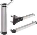 LOCINOX ZILV T&uuml;rschlie&szlig;er Lion, f&uuml;r T&uuml;ren bis zu 75 kg, Aluminium silberf&auml;rbig,