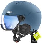 uvex Wanted Visor - robuster, stylischer, optimal bel&uuml;fteter Skihelm mit