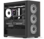 Aerocool D301A Mid-Tower Case, Gaming PC Geh&auml;use, optimierter Airflow, Holz...
