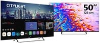 JTC-24 Rahmenloser 50" (50 Zoll / 126 cm) UHD Smart TV JTCS50U39501FLW, webOS,...