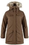 Fj&auml;llr&auml;ven Damen Nuuk Lite Parka, Dark Oak, S