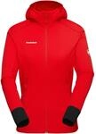 Mammut Damen Taiss Light ML Hoodie Jacke red-black, S