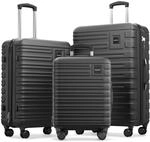 Travely Polycarbonat Koffer Set 77cm, 67cm, Handgep&auml;ck Koffer in einem Set, Sehr