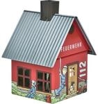 Crottendorfer - R&auml;ucherhaus Metall inkl. R&auml;ucherkerzenhalter - f&uuml;r...