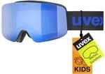 uvex pwdr FM - stylische, verspiegelte Skibrille mit weitem Sichtfeld und