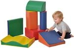 HOMCOM 7 TLG. Schaumstoff Bausteine Kinder Softbausteine Toben & Klettern...