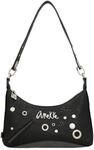 Anekke Schwarze Umh&auml;ngetasche, mittelgro&szlig;, f&uuml;r Damen, Schultertasche,