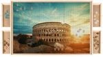 MT MALATEC Puzzletisch mit Schubladen 89x66cm Puzzleunterlage Puzzlematte max. 1500