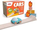 HABA Cars Action-Sprungschanze &ndash; 15-teiliges Set aus recyceltem Holz und Kunststoff