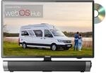 Gelhard GTV2256 + Soundbar LED Smart TV mit DVD und Bluetooth DVB-S2/C/T2 f&uuml;r 12V u.