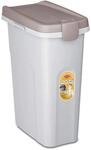 Stefanplast Futterbeh&auml;lter, Futterbox, Vorratsbeh&auml;lter, braun/wei&szlig;, 39x24x51cm,