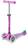 Micro&reg; | Mini Micro Deluxe-LED-Scooter mit 3 R&auml;dern | R&auml;der mit...