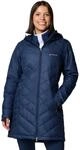 Columbia Damen Lange Steppjacke mit Kapuze, Heavenly