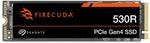Seagate FireCuda 530R NVMe SSD 4TB, F&uuml;r PS5/PC, M.2 PCIe Gen4 &times;4 NVMe 1.4,...